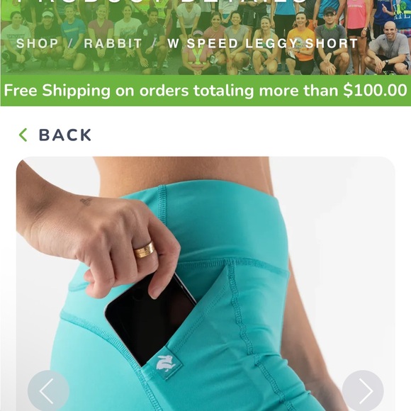 Rabbit Women's Aqua Bike Shorts - Picture 4 of 10